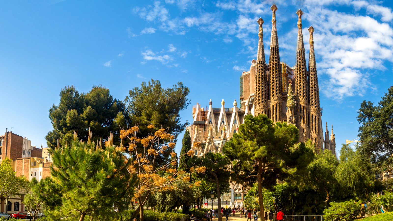 Uno scorcio insolito della Sagrada Família, l'attrazione più nota di Barcellona